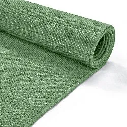 Cotton rug - Rigolet (green)