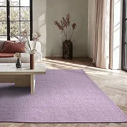 Cotton rug - Rigolet (light purple)