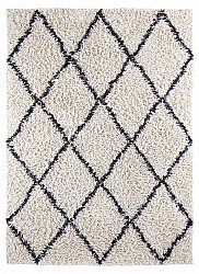Shaggy rugs - Alcott Natural Cotton Shaggy (black/white)