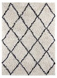 Shaggy rugs - Alcott Natural Cotton Shaggy (black/white)