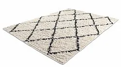 Shaggy rugs - Alcott Natural Cotton Shaggy (black/white)