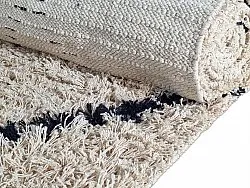Shaggy rugs - Alcott Natural Cotton Shaggy (black/white)