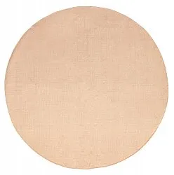 Round cotton rug - Billie (beige)