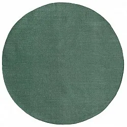 Round cotton rug - Billie (green)