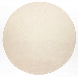 Round cotton rug - Billie (white)