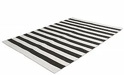 Cotton rug - Nilo (black/white)