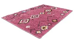 Shaggy rugs - Nyle Natural Cotton Shaggy (pink/multi)