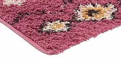Shaggy rugs - Nyle Natural Cotton Shaggy (pink/multi)