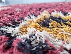 Shaggy rugs - Nyle Natural Cotton Shaggy (pink/multi)
