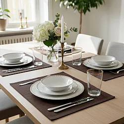 Placemat - 2 pack Niva (dark brown)