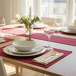 Placemat - 2 pack Niva (burgundy)