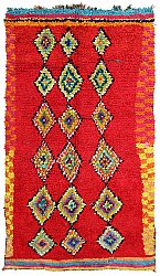 Moroccan Berber rug Boucherouite 285 x 175 cm