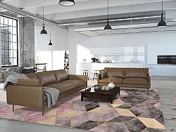Wilton rug - Brendola (pink/grey/gold)