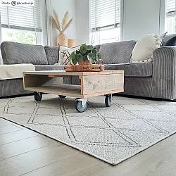 Indoor/Outdoor rug - Brussels Diamond (white)