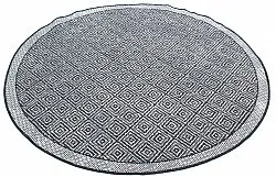 Round rug - Monsaraz (black)