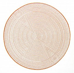 Round rug - Ferragudo (orange)