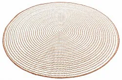 Round rug - Ferragudo (orange)