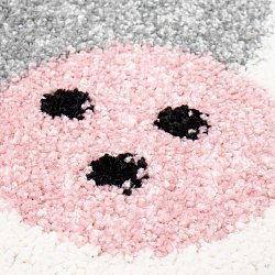 Childrens rugs - Bubble Bunny (pink)