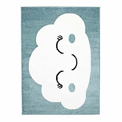 Childrens rugs - Bubble Smile (blue)