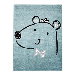 Childrens rugs - Bubble Bear (blue)