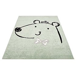 Childrens rugs - Bubble Bear (green)