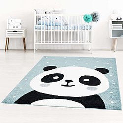 Childrens rugs - Bubble Panda (blue)