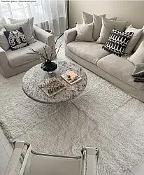 Shaggy rugs - Cannes (white)