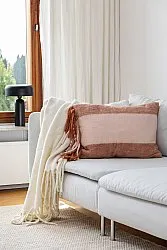 Cushion cover in wool mix - Carol (pink)