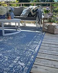 Indoor/Outdoor rug - Brussels Weave (blue)