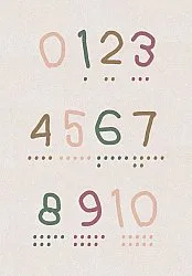 Childrens rugs - Counting rug (multi)
