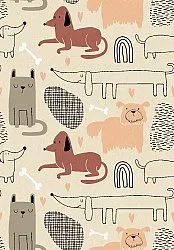 Childrens rugs - Cats and dogs (multi)