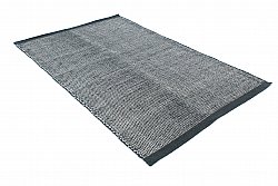 Wool rug - Coastal (black/white)