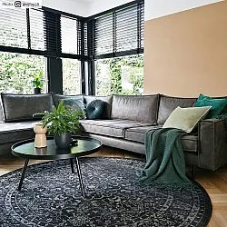 Round rug - Peking Noble (black)