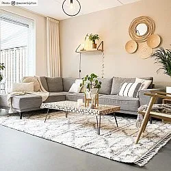 Shaggy rugs - Azuay (beige)