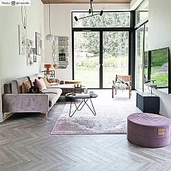 Wilton rug - Badem (pink/multi)