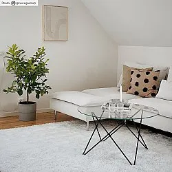 Shaggy rugs - Cosy (white)