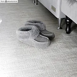 Wool rug - Dhurry (nature)