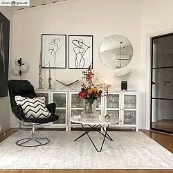 Round rug - Jodhpur Special Luxury Edition (offwhite)