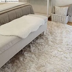 Shaggy rugs - Janjira (white)