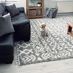 Shaggy rugs - Loja (grey)