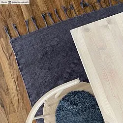 Wool rug - Malana (anthracite)