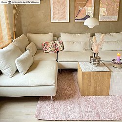 Shaggy rugs - Trim (pink)