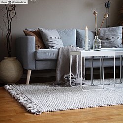 Wool rug - Plockton (grey/beige)