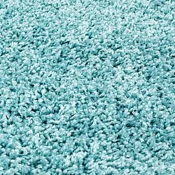 Shaggy rugs - Trim (turquoise)