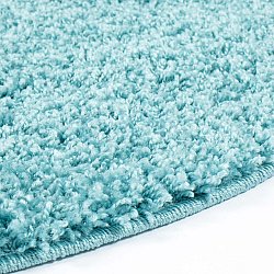Round rugs - Trim (turquoise)