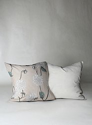 Cushion covers 2-pack - Alyssa (beige/grey)
