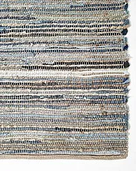 Rag rug - Darsi (blue/beige)