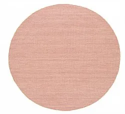Round rug - Dhurry (pink)