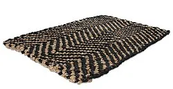 Door mat - Kiara (nature/black)