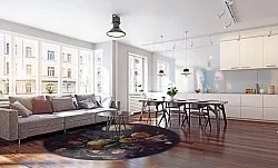 Round rug - Rich Flowers (multi)